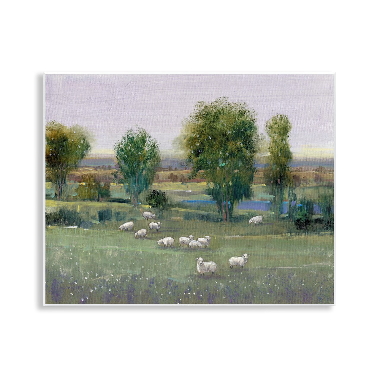 Stupell Industries Sheep in Pasture Overlook Wall Plaque By Tim OToole